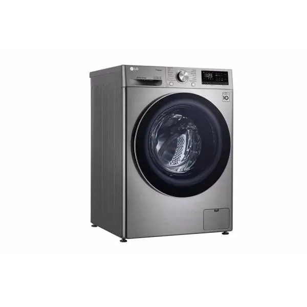 غسالة LG Vivace 8KG Silver Front (F4R3TYG6P) – Steam+، العاكس ورعاية الأطفال غسالة LG Vivace F4R3TYG6P الأمامية هي الحليف المثالي للأسر التونسية الباحثة عن جهاز عالي الأداء هادئ ونظيف. بفضل تقنية Steam+™