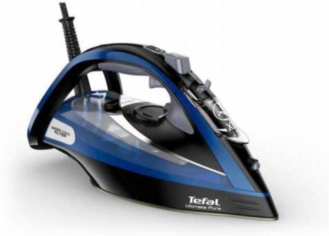 Tefal بلانشا بخار FV9848E0 بلانشا بخار إيكولوجي 3200 واط، أزرق، معدني