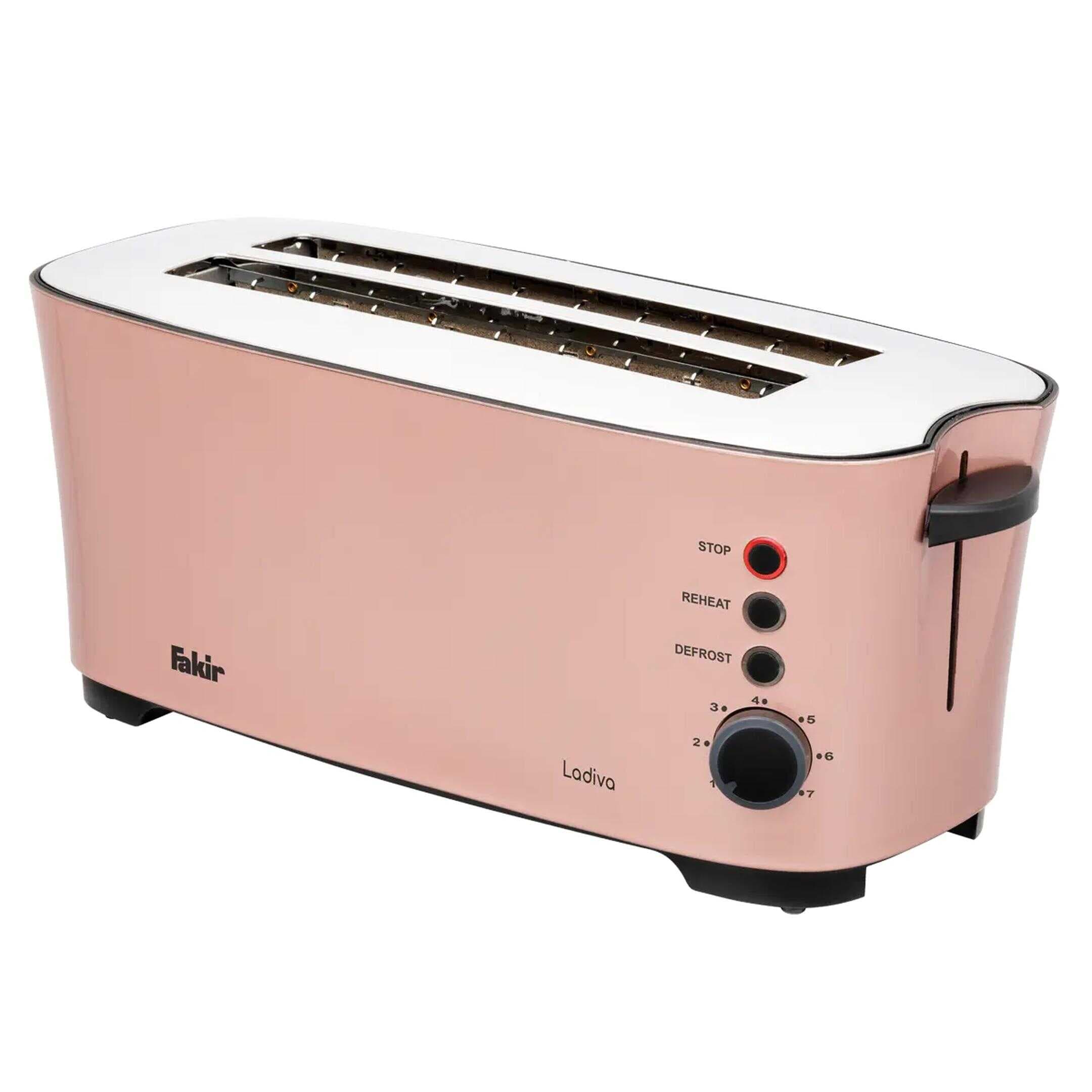 قوة القلي السريع 1350W 4 شرائح بسعة خبز كبيرة